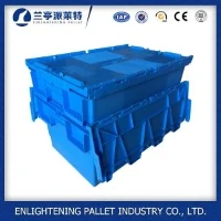 600 x 400 x 315 mm sadales konteiners, plastmasas kaste, ievietojams un sakraujams konteiners