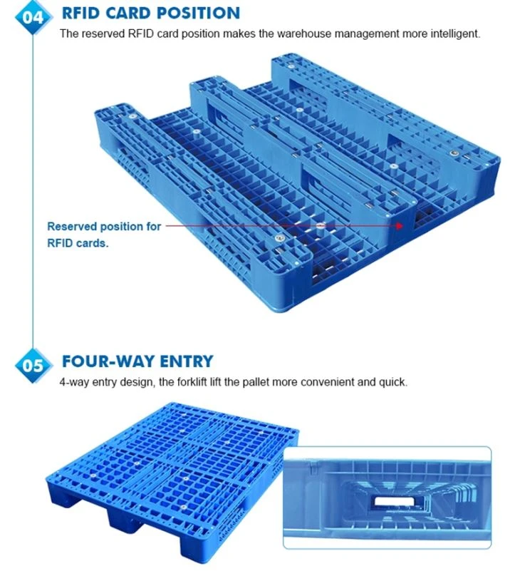 1200x1000 Heavy duty hdpe industrial racking plastic pallet
